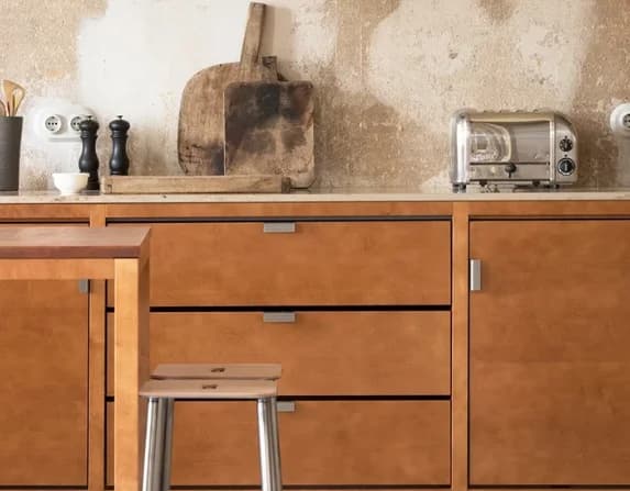 Kitchen systems in the showroom